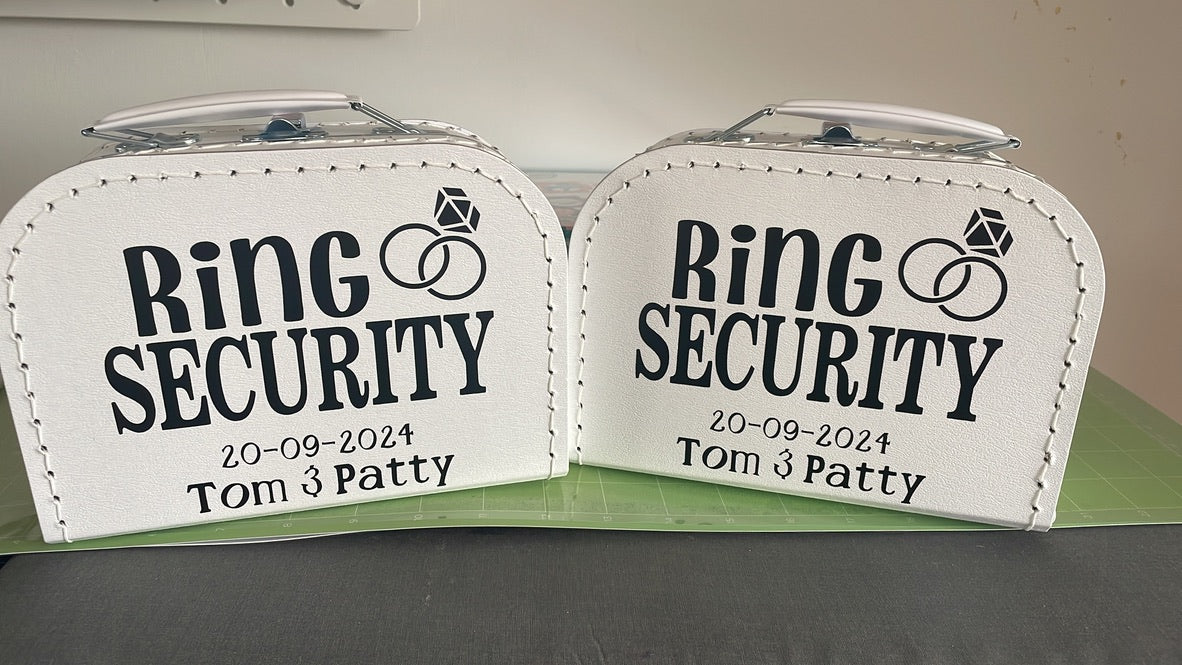 Ring Security Koffer Bruiloft